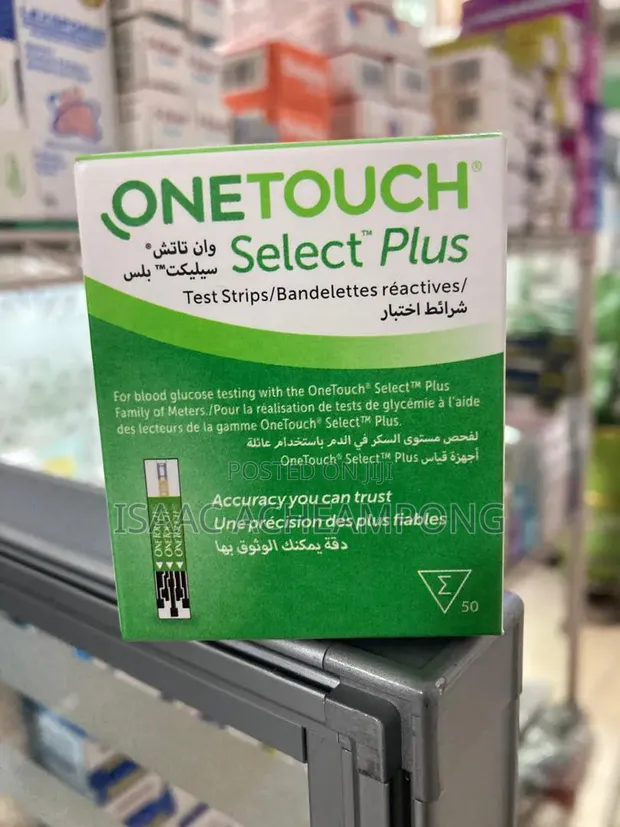 ONETOUCH Select Plus Blood Glucose Test Strips (50 Count) - 1