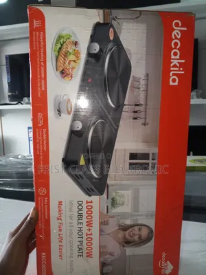 Decakila 1000W+1000W Double Electric Hot Plate
