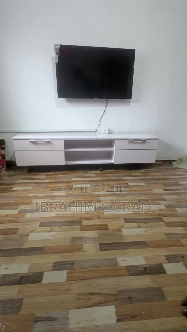 Royal Comfort TV Stand - White Laminate - 1