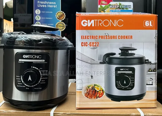 Brand New Cn-Tronic 6 Liters Analog Pressure Cooker - 1
