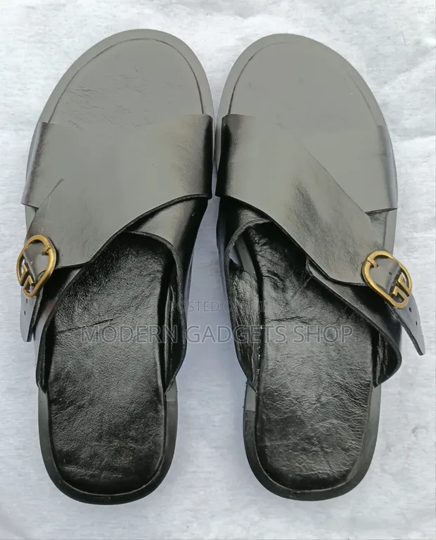 Stylish Men's Designer Slippers - Elegant Green - 1