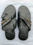 Stylish Men's Designer Slippers - Elegant Green - 4