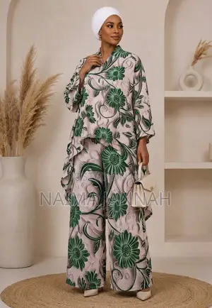 Ladies Modest Wear Dress with Scarf