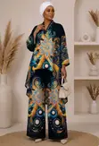 Ladies Modest Wear Dress with Scarf - 3