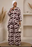 Ladies Modest Wear Dress with Scarf - 4