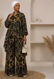 Ladies Modest Wear Dress with Scarf - 5