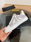 Numeris Atelier Cloud Grey and White Canvas Unisex Sneakers - 2