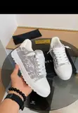Numeris Atelier Cloud Grey and White Canvas Unisex Sneakers - 3