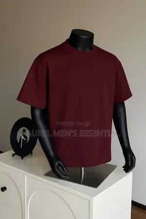 Premium Men's Plain Round Neck T-Shirt