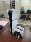 PlayStation 5 Slim Digital Edition with 10 Games, 2 Controllers & Charging Dock - 5