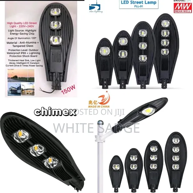 150W 3-Eye Street Light with Sensor - 1