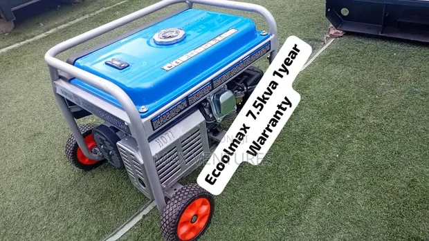 Heavy Duty Ecoolmax 7.5kVA Petrol Generator - 1