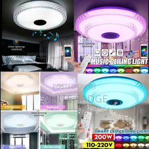 TIELEDA Bluetooth Speaker Ceiling Light