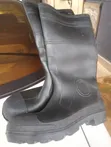 American Safety Steel Toe Wellington Boots - Size 9 (43) - 2