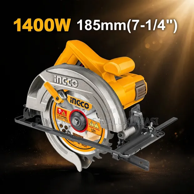 INGCO Circular Saw 1400W, 7-inch Blade - 1