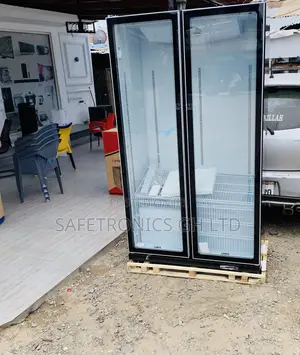Pearl 690 Liters Double Door Glass Display Fridge