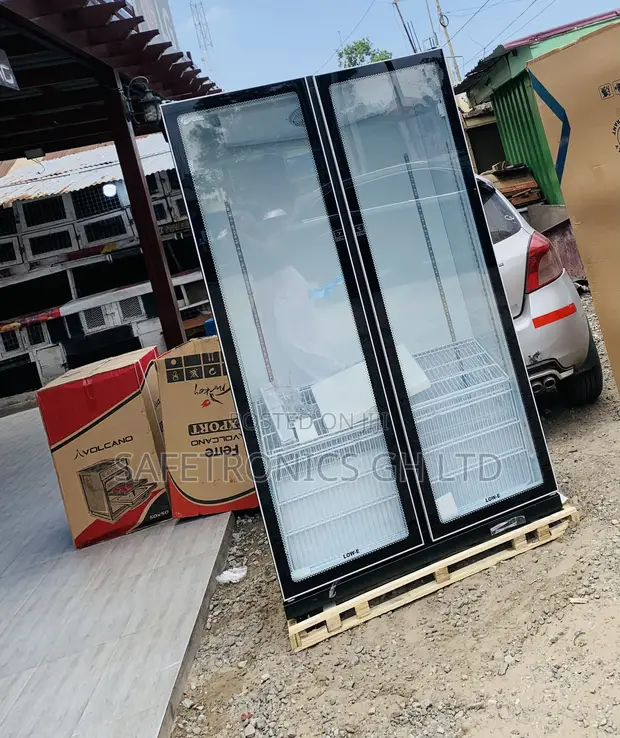 Pearl 690L Double Door Glass Display Fridge (PVC-801-27AA) - 1