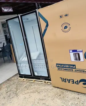 Pearl 690 Liters Double Door Glass Display Fridge
