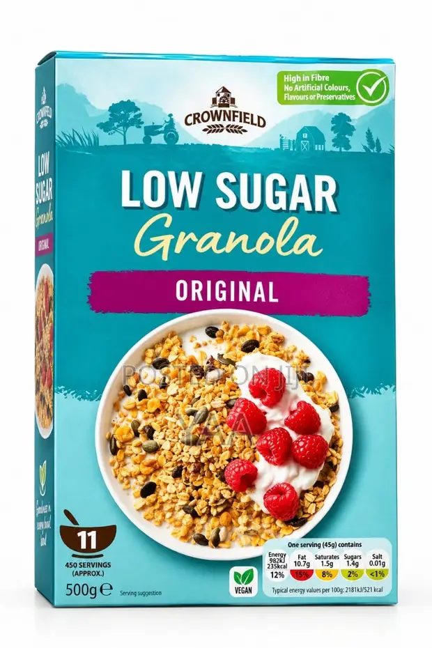 Crownfield Low Sugar Granola - 1