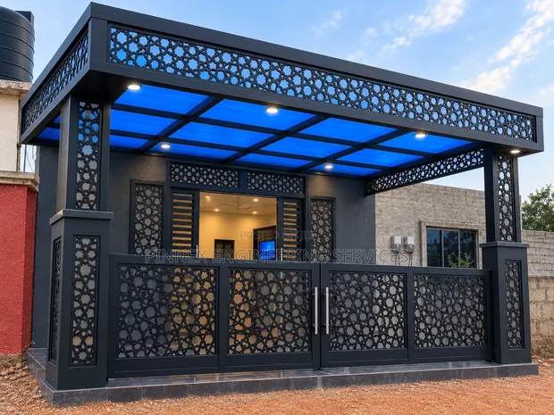 Modern Metal Pergola by Pinnex Engineering Services - 1