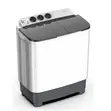 Midea 12kg Twin Tub Washing Machine, White - 2