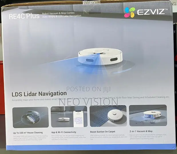 EZVIZ Robot Vacuum Mop Combo - 1