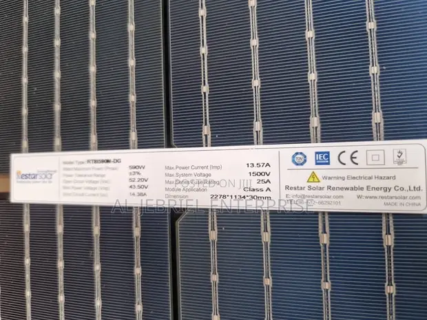 Solar Panel 590W Dual Face - 1