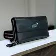 Premium Montblanc Leather Zipper Pouch - 1