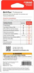 Texas Instruments BA II Plus Professional Financial Calculator - 3
