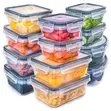 Leak Proof Storage Containers - 5pc to 36pc Sets - 4