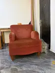 Royal Comfort Red Sofa Chair - 2