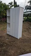 2-in-1 Wardrobe with Open Shelves - 1