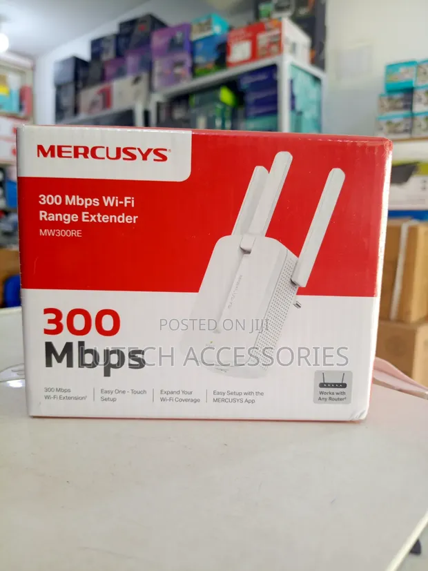Mercusys 300Mbps WiFi Range Extender - 1