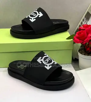 Off-White Arrow Slider Sandals