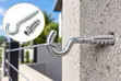Galvanized J Hook Screw with Wall Plug - 2