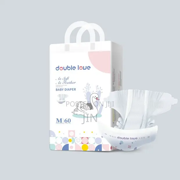 Double Love Baby Diapers - Medium (Size 3) - 1
