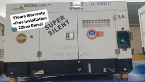 Brand New Perkins 22kVA Diesel Generator