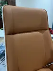 Premium Executive Office Chair - Tan/Caramel Upholstery - 1
