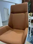 Premium Executive Office Chair - Tan/Caramel Upholstery - 5