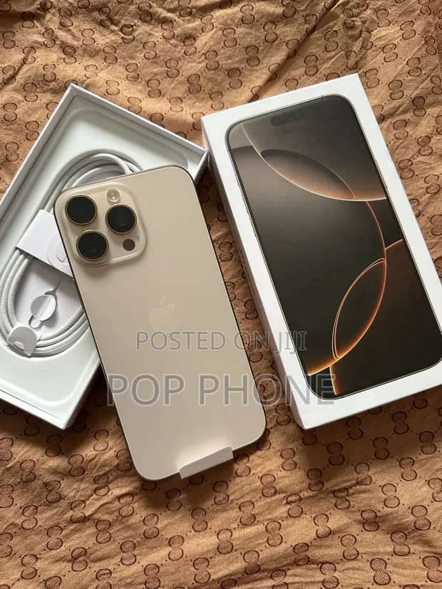 New Apple iPhone 16 Pro Max 256GB Gold - 1