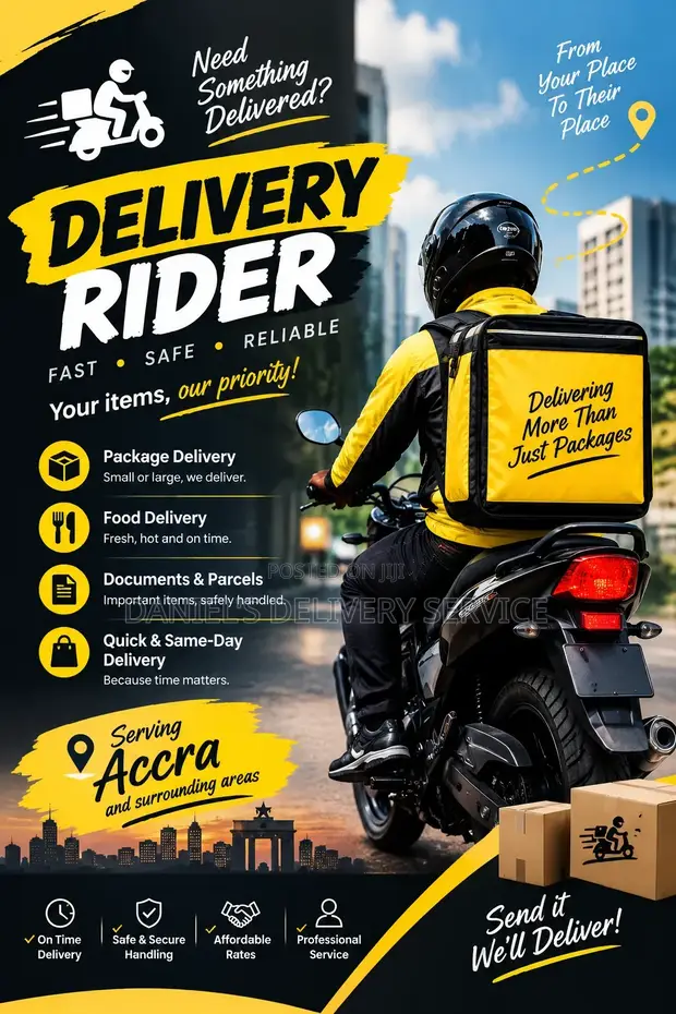 Delivery Rider Services in Accra - 1
