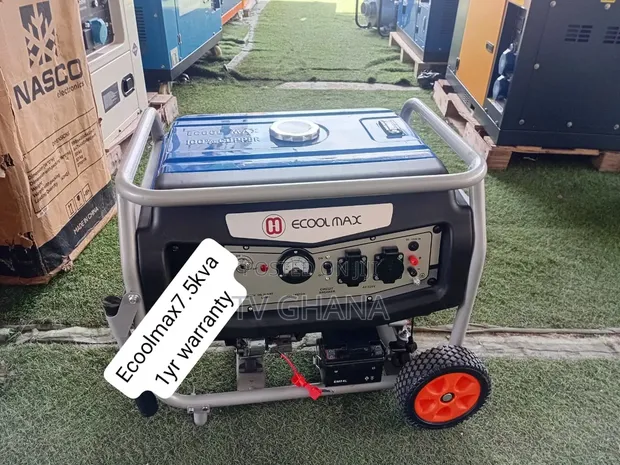 Ecoolmax 7.5KVA Petrol Generator - 1 Year Warranty - 1