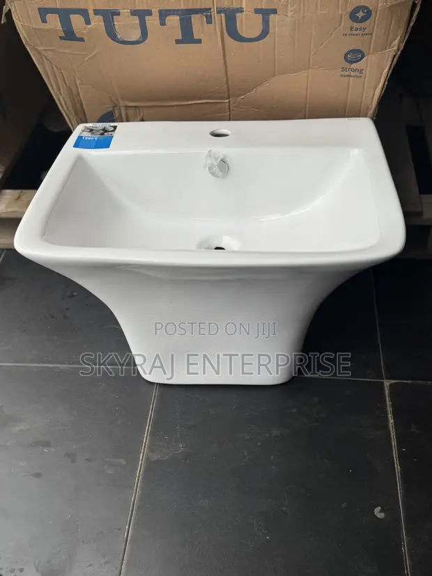 Brand New Twyfords Square Wall Hung Basin - 1