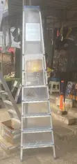 7-Step Steel Ladder - 1