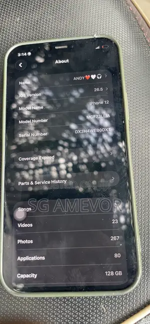 Apple iPhone 12 128GB Blue (Cracked Body)