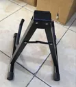 Foldable A-Frame Guitar Stand - Black Metal - 1