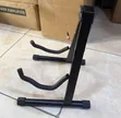 Foldable A-Frame Guitar Stand - Black Metal - 2