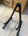 Foldable A-Frame Guitar Stand - Black Metal - 3