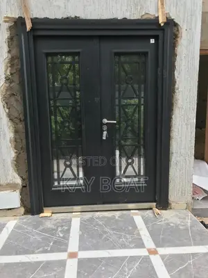 Brand New Full Metal Security Door with Glass