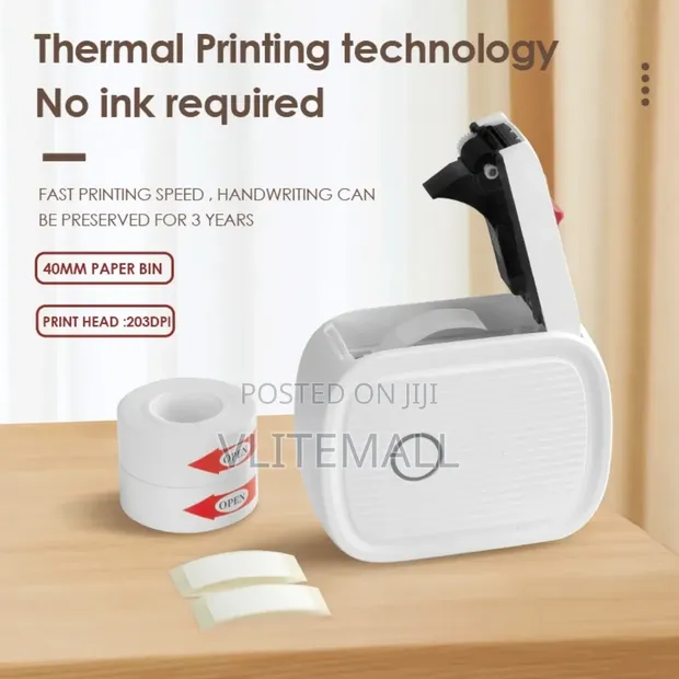 Inkless Bluetooth Thermal Label Printer L12 - 1